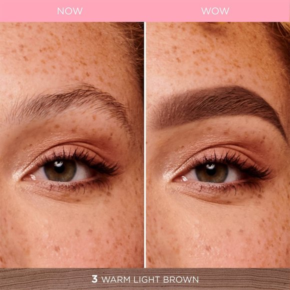 NIB Benefit Cosmetics POWmade Waterproof Brow Pomade .17 oz, 3- Warm Light Brown - Picture 5 of 10